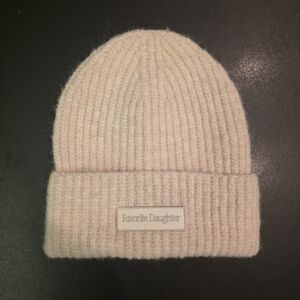 Favorite Daughter Soft Beige Knit Hat